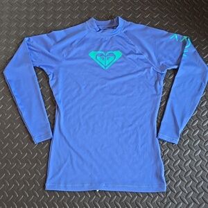 Roxy Whole Hearted Long Sleeve Rashguard Violet- L